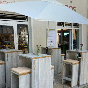 Restaurant furniture for city café in Herrenberg